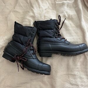Hunter Boots, Nylon Puffer short rain/winter boot